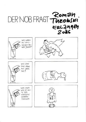 Ein gezeichneter Comic-Strip
