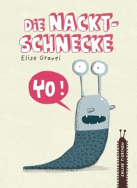 Eine gezeichnete Nackschnecke