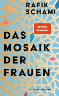 Ein geometrisches Muster hinter dem titelgebenden Schriftzug