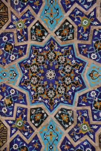 Arabische Muster in verschiedenen Farben