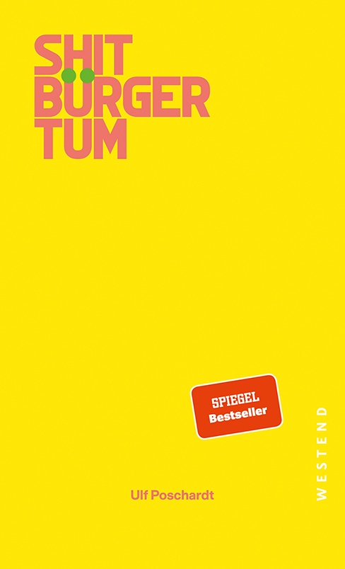 Ein gelber Umschlag, auf dem der Buchtitel in roten und grünen Buchstaben dargestellt ist.
