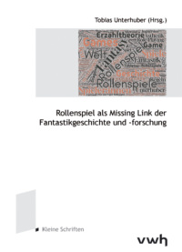 Buchcover mit Begriffen rund um das Thema Rollenspiele