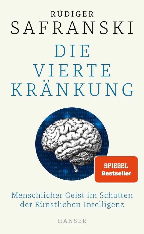 Schwarz-weiß-Zeichnung eines menschlichen Gehirns