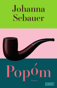 Eine Tabakpfeife vor buntenBalken 