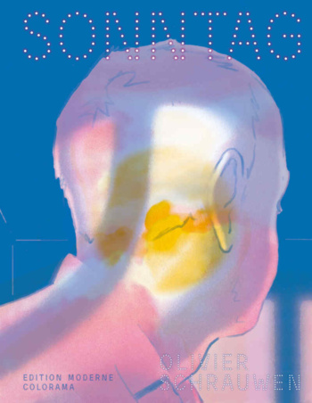 Porträtzeichnung eines Mannes, der sich abwendet