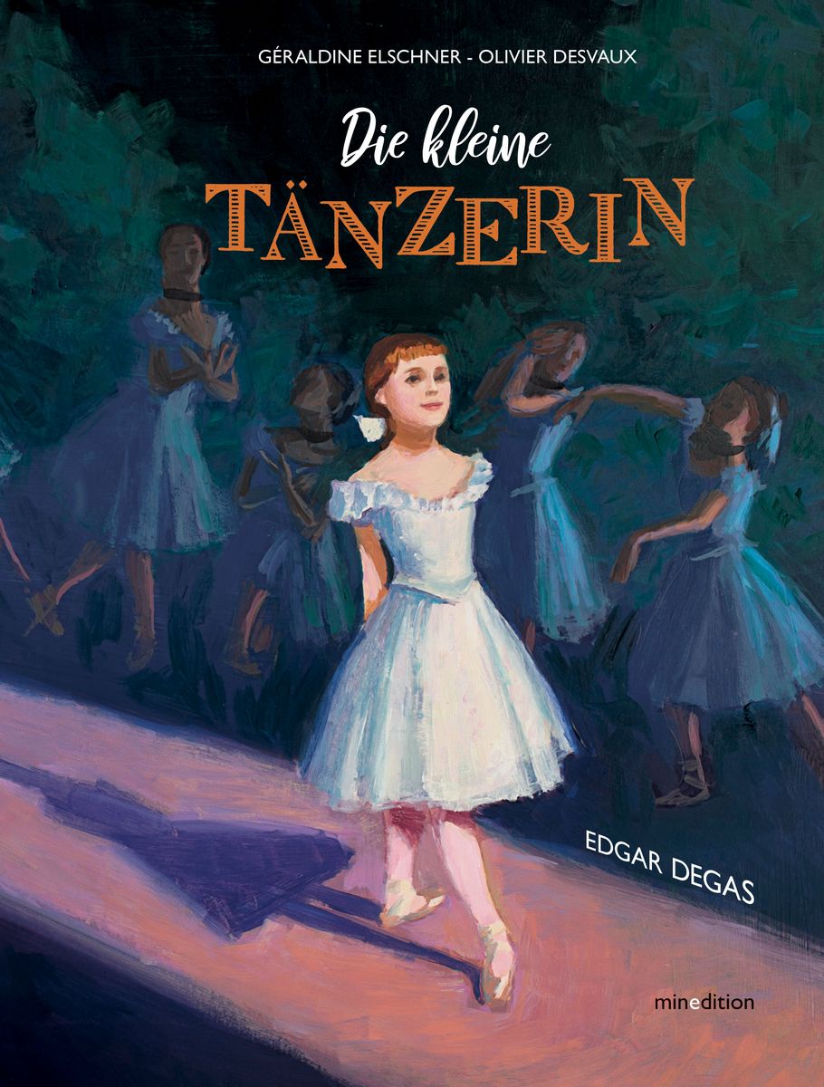 Ein kleines Mädchen in einem Balletkleid